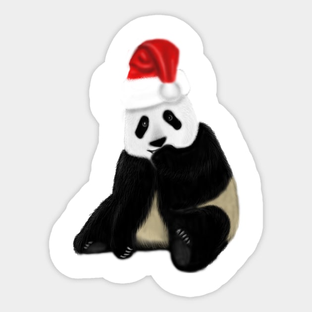 Cute Panda Christmas Xmas Lover Sticker by logiamerch